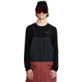 Front, on-body image of the Rain Gore-Tex Bib Snowboard Pants from Volcom in Burnt Red