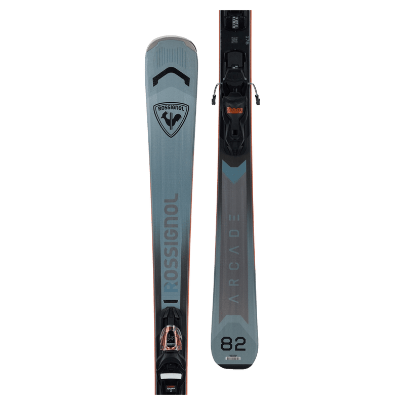 Tip + Tail view Rossignol 2027 Arcade 82 Ski w Bindings