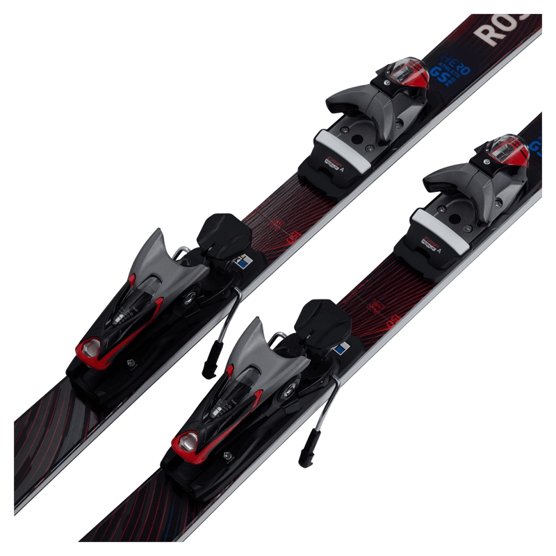Binding view of Rossignol 2027 Hero Gs Pro Ski w/ Bindings - Kids