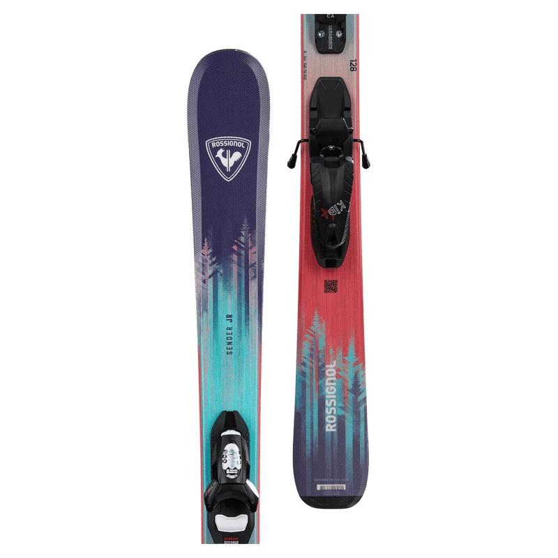 Tip & Tail view of Rossignol 2027 Sender Jr Ski w/ Bindings - Kids