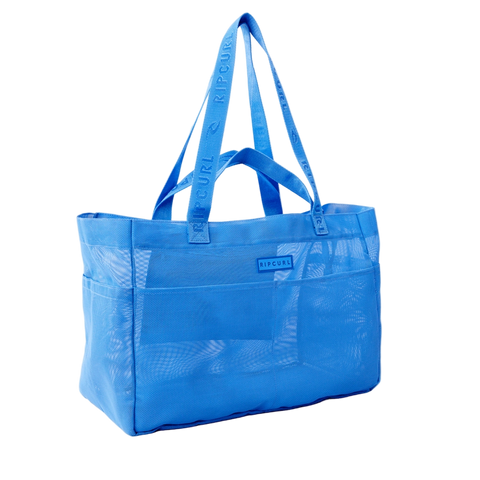 Angle image of the Rip Curl Sand Free Jumbo 52L Tote in Blue