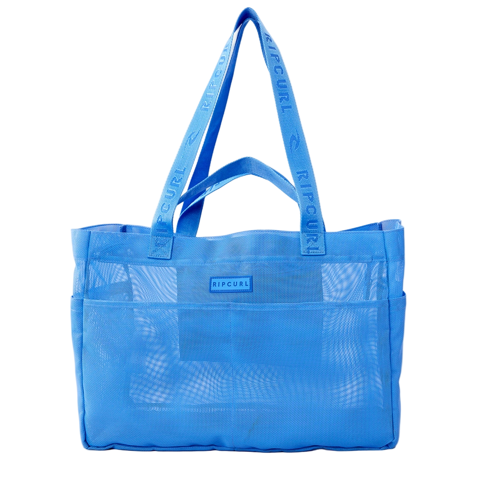 Front image of the Rip Curl Sand Free Jumbo 52L Tote in Blue