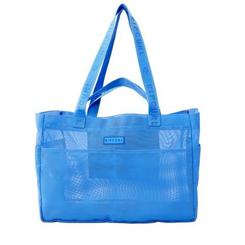 Front image of the Rip Curl Sand Free Jumbo 52L Tote in Blue