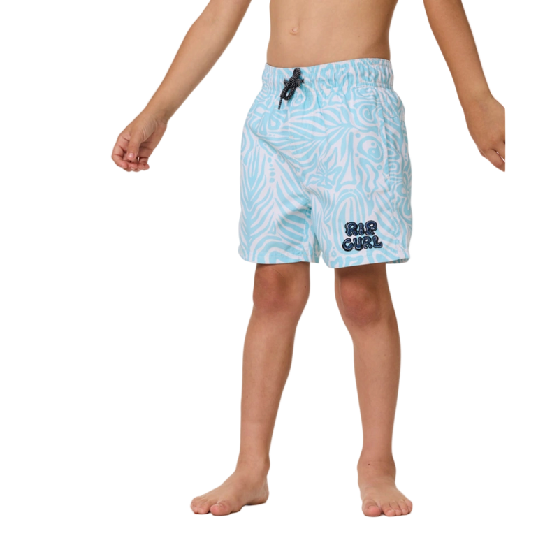 Cropped image of the Rip Curl Cosmic Surfing Volley - Boy in Light Blue