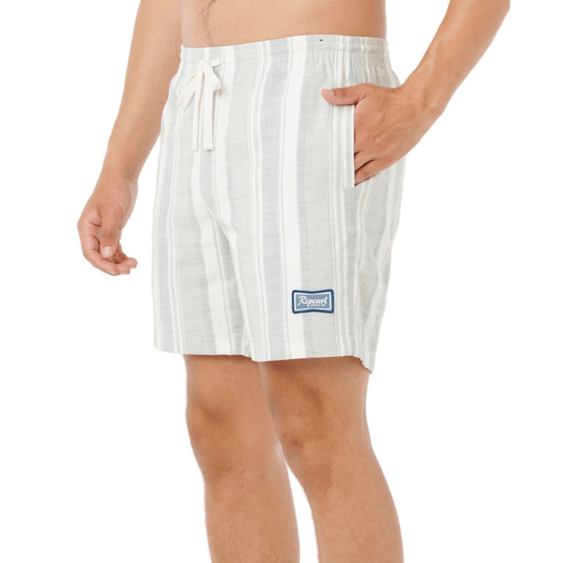 Side image of the Rip Curl Mod Cali Stripe Volley in Bluefin