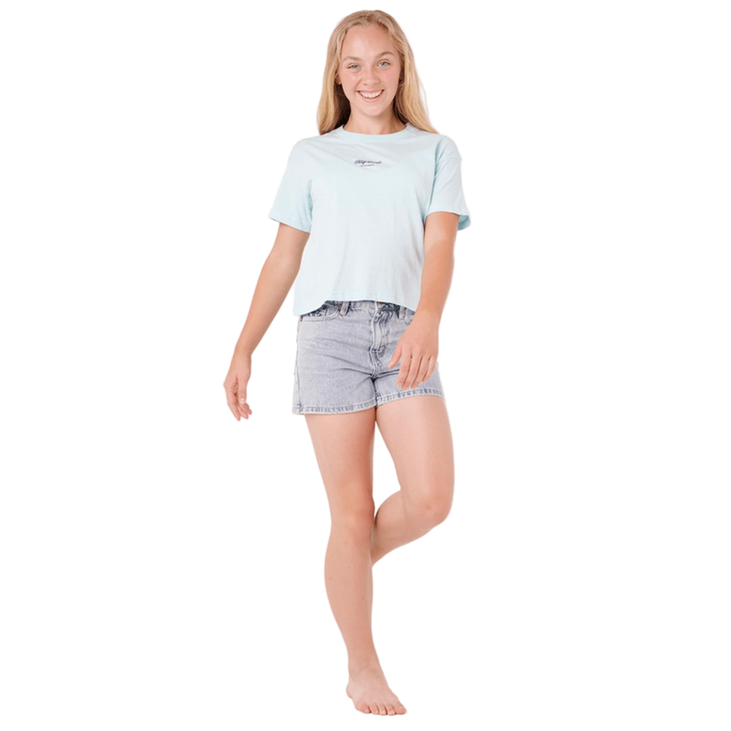 Full image of the Rip Curl Paradise Club Summer Tee-Girl in Bone