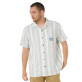 Front image of the Rip Curl Mod Cali Stripe S/S Shirt in Bluefin
