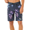 Front image of the Rip Curl Mirage Heritage Diamond shorts in Dark Navy
