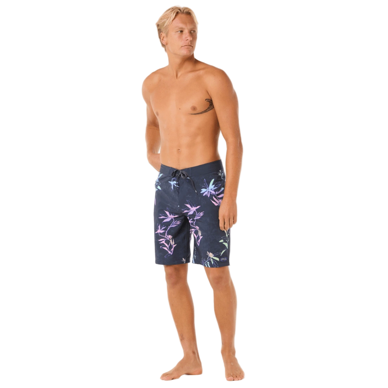 Full image of the Rip Curl Mirage Heritage Diamond shorts in Dark Navy