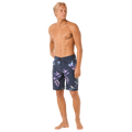 Full image of the Rip Curl Mirage Heritage Diamond shorts in Dark Navy