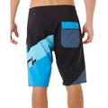 Back image of the Mirage Little Mali Boardshorts in Blue Black