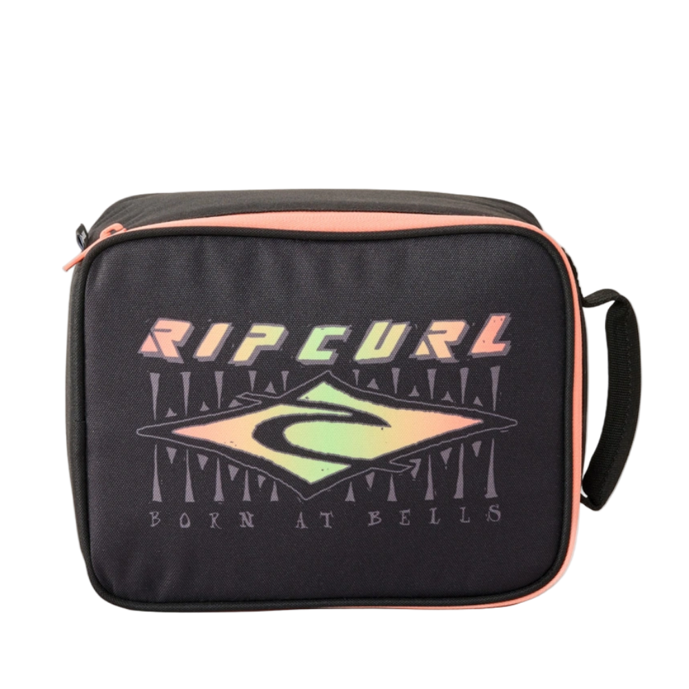 Front image of the Rip Curl Lunch Box Combo 2025 in Black Orange