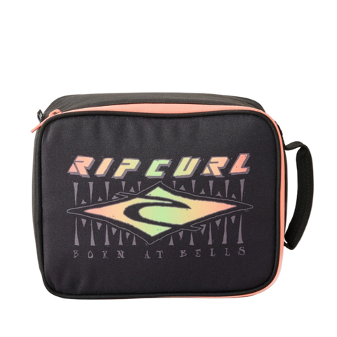 Front image of the Rip Curl Lunch Box Combo 2025 in Black Orange