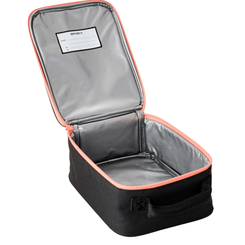 Internal image of the Rip Curl Lunch Box Combo 2025 in Black Orange