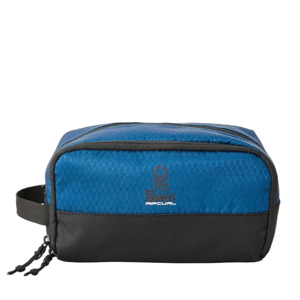 Front image of the Rip Curl Groom Toiletry Bag in Light Navy