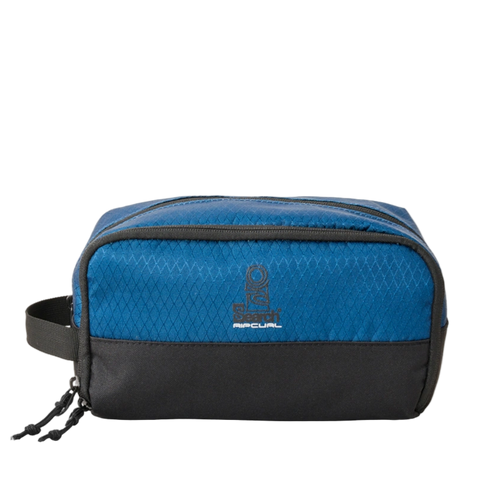 Front image of the Rip Curl Groom Toiletry Bag in Light Navy