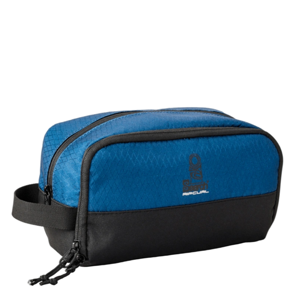 Front image of the Rip Curl Groom Toiletry Bag in Light Navy