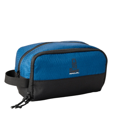 Front image of the Rip Curl Groom Toiletry Bag in Light Navy