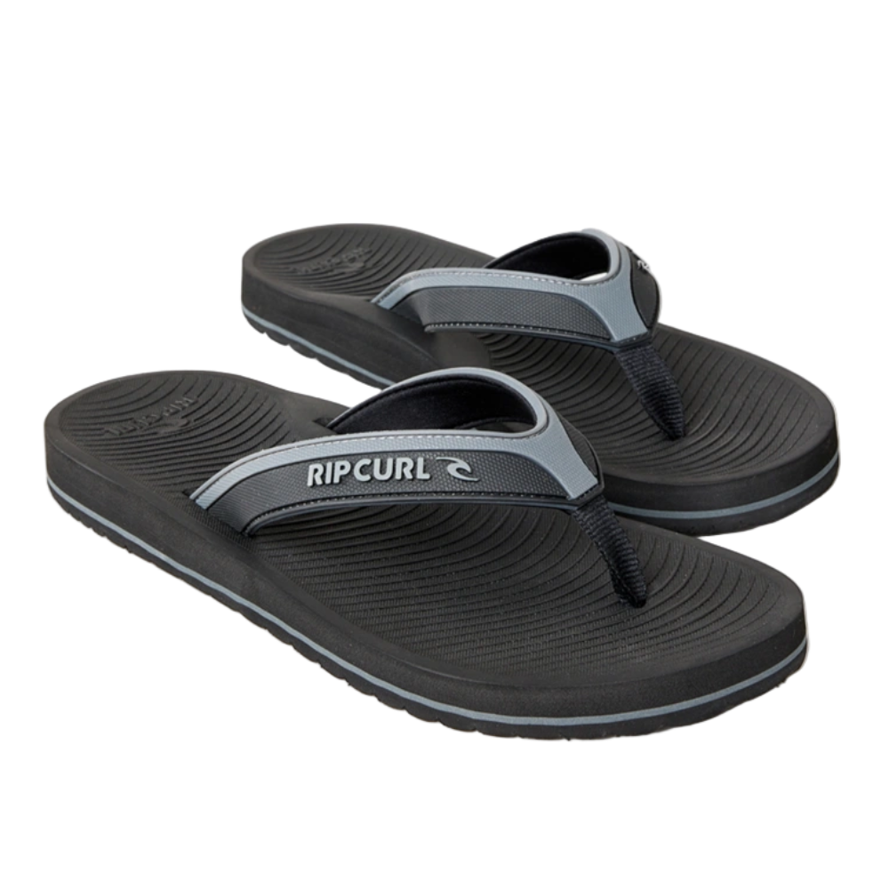 Full image of the Rip Curl Tunnels Bloom Open Toe in Black