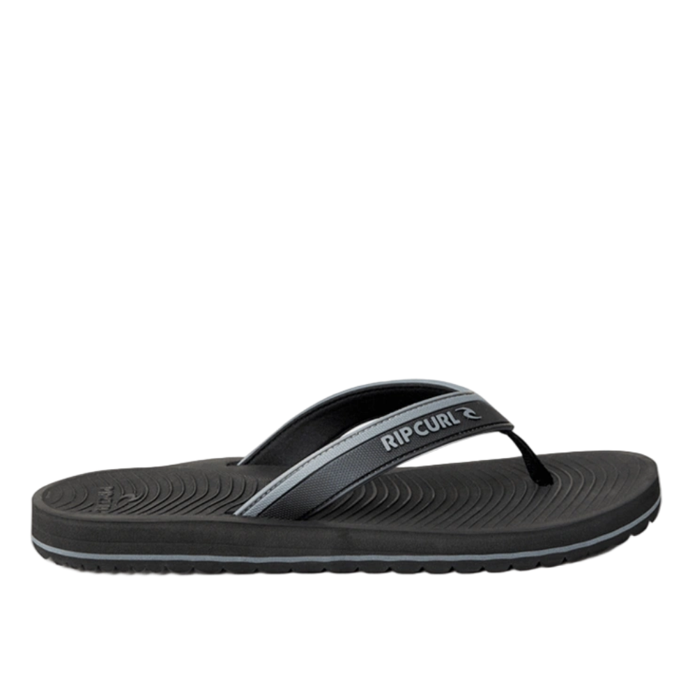 Side image of the Rip Curl Tunnels Bloom Open Toe in Black