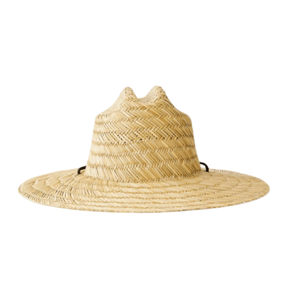 Front image of the Rip Curl Brand Straw Hat in Natural