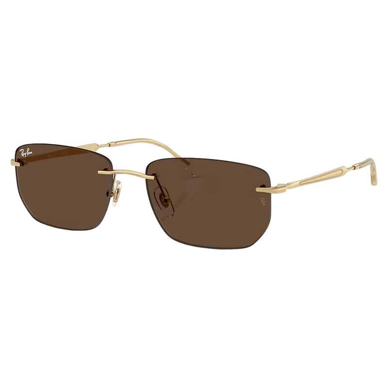 Main view of the RayBan RB3768 Sunglasses in Arista Dark Bronw colourway, unisex model