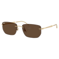 Main view of the RayBan RB3768 Sunglasses in Arista Dark Bronw colourway, unisex model