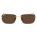 Front view of the RayBan RB3768 Sunglasses in Arista Dark Bronw colourway, unisex model