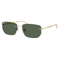 Main view of the RayBan RB3768 Sunglasses in Arista Dark Green colourway, unisex model