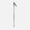 Rossignol Tactic Ski Pole with grey shaft, black baskets, handles and strap_ light grey rossignol branding