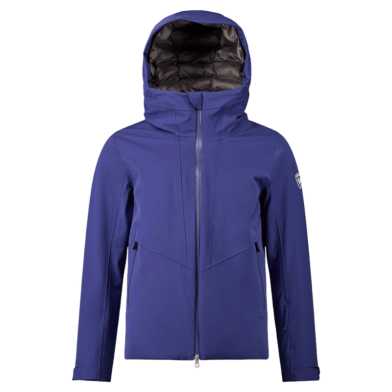 Main view of the Rossignol BLACKSIDE Jacket in FUTURE BLUE colourway, women model