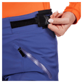 Waist view of the Rossignol BLACKSIDE Pants in FUTURE BLUE colourway, women model