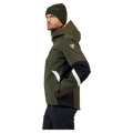 Side view of the Rossignol Ciastel Ski Jacket in Olive Shadow colourway, men model