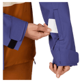 Pass pocket view of the Rossignol Desafio Shell 2L Ski Jacket in FUTURE BLUE colourway, women model