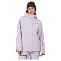 Front view of the Rossignol Desafio Shell 2L Ski Jacket in GALACTIC LILAC colourway, women model