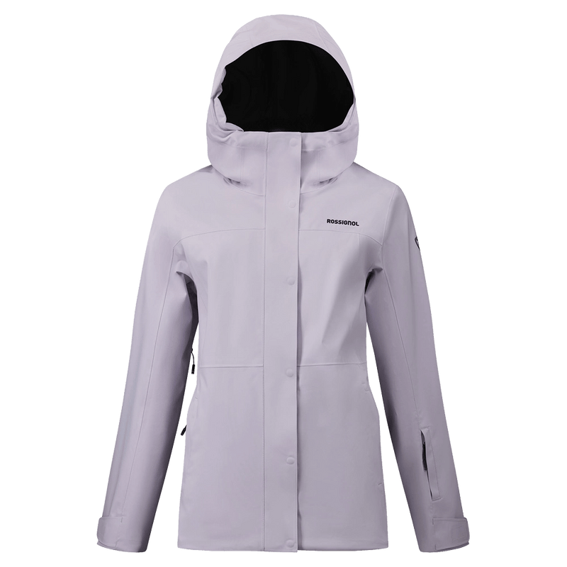 Main view of the Rossignol Desafio Shell 2L Ski Jacket in GALACTIC LILAC colourway, women model