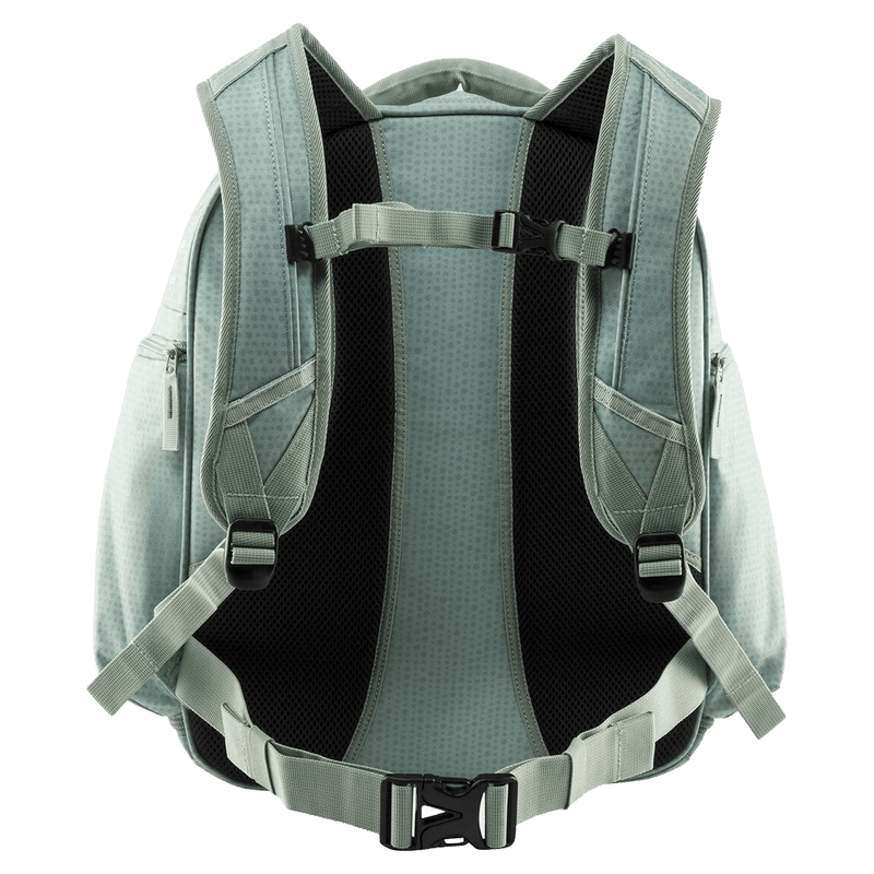 Back view of the Rossignol Electra Boot And Helmet Pack in Aqua colourway, women's model