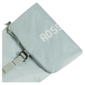 Folded view of the Rossignol Electra Ski Bag in Aqua colourway, women's model