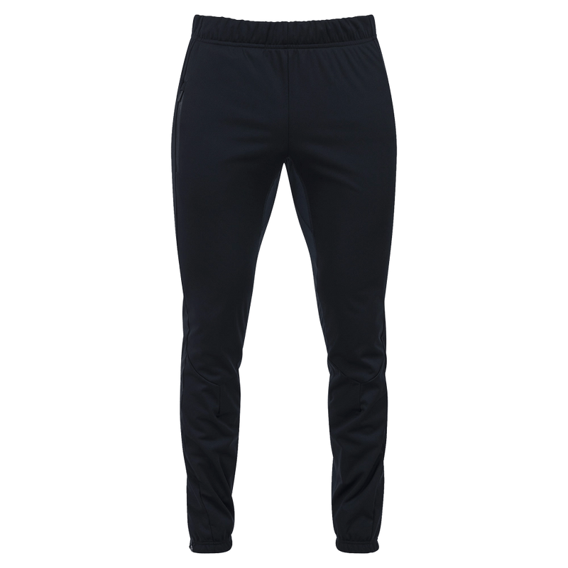 Main view of the Rossignol Genetys Pants in Black colourway, unisex model