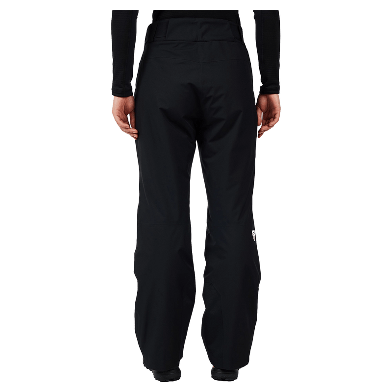 Back view of the Rossignol Insulated Ski Pants in Black colourway, women model