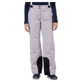 Front view of the Rossignol Insulated Ski Pants in GALACTIC LILAC colourway, women model