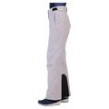 Side view of the Rossignol Insulated Ski Pants in GALACTIC LILAC colourway, women model