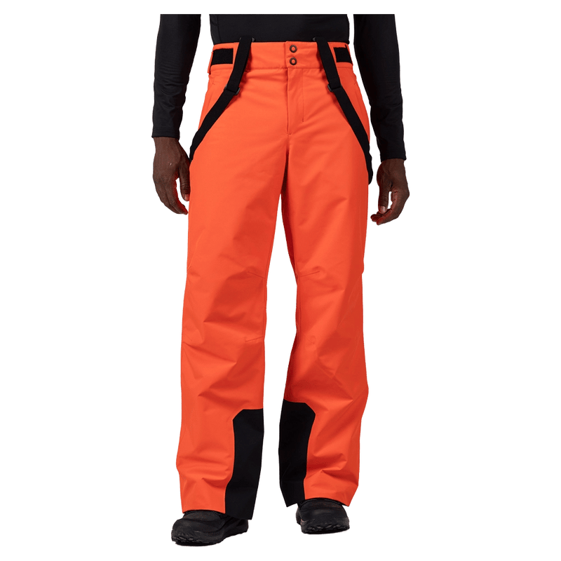 Front view of the Rossignol Insulated Ski Pants in GOLDEN GATE colourway, men model