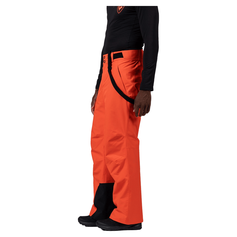 Side view of the Rossignol Insulated Ski Pants in GOLDEN GATE colourway, men model