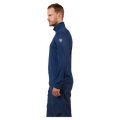 Side view of the Rossignol MID LAYER STRETCH HZ Fleece Top in Dark Navy colourway, men model