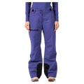 Front view of the Rossignol Outerlimits Insulated Ski Pants in FUTURE BLUE colourway, women model