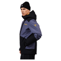 Side view of the Rossignol Rochrun Insulated Jacket in TRUE NIGHT BLUE colourway, men model