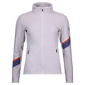 Main view of the Rossignol Strawpile Full-Zip Fleece Jacket in GALACTIC LILAC colourway, women model