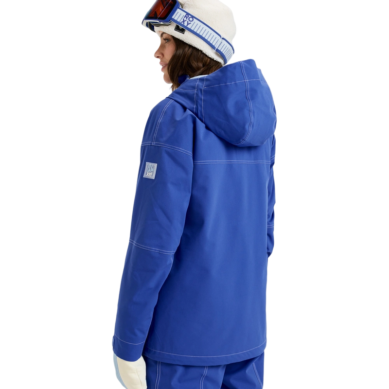 Back image of the Chloe Kim Snowboard Jacket - Womens in Dazzling Blue
