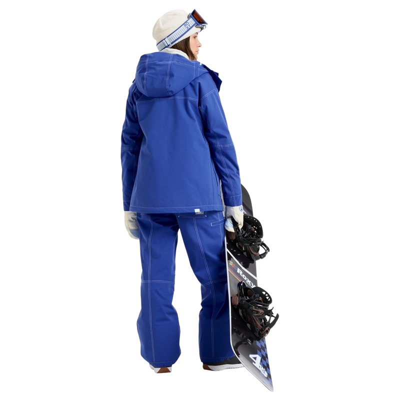 Back image of the Chloe Kim Snowboard Jacket - Womens in Dazzling Blue